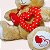Urso Amor Cappuccino com 2 Corações para Presente Especial de Namorados - Imagem 4
