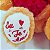Urso de Pelúcia Caramelo com 2 Corações e Frase "Eu Te Amo" - Fizzy Toys - 33cm - Imagem 5