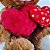 Urso de Pelúcia Caramelo com 2 Corações e Frase "Eu Te Amo" - Fizzy Toys - 33cm - Imagem 4