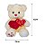 Urso de Pelúcia Creme com 2 Corações e Frase "Eu Te Amo" - Fizzy Toys - 33cm - Imagem 6