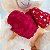 Urso de Pelúcia Creme com 2 Corações e Frase "Eu Te Amo" - Fizzy Toys - 33cm - Imagem 4