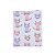 Sacola Presente Infantil Gatinhos Listrados Rosa e Lilás Papel Cartão com Alça Prateada 32x26x10cm - Imagem 2