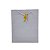 Sacola Presente Luxo Cinza com Relevo e Alça de Cordão – Tamanho Médio 32x26x10cm - Imagem 2