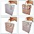 Kit 12 Sacolas Presente Rosé Gold Tamanho Médio Estampas Sortidas com Alça e Tag Decorativa - Imagem 3