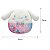 Pelúcia Sanrio Cinnamoroll Squishmallows 32cm Sunny Original com Estampa de Estrelas Coloridas - Imagem 6