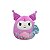 Pelúcia Kuromi Squishmallows Hello Kitty and Friends 23cm Sunny Brinquedos Original Sanrio - Imagem 1