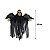 Caveira Morcego Halloween 50cm Com Som, Luz Vermelha e Movimento Automático por Sensor de Som - Imagem 5