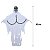 Enfeite Fantasma Decorativo Halloween 85cm com Luz Piscante e Som Ativado por Toque - Imagem 5