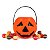Balde Halloween Abóbora com Alça 17cm Ideal para Doces, Fantasias e Decoração Temática - Imagem 6