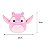 Pelúcia Angel Squishmallows Disney Sunny 16cm Rosa – Original, Licenciada e Fofa - Imagem 4