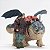 Boneco Gronckle Batatão + Perna de Peixe Como Treinar Dragão Sunny - Imagem 3