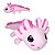 Axolote de Pelúcia Rosa 44cm Fizzy Toys – Macio, Seguro e Antialérgico - Imagem 1