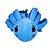 Axolote de Pelúcia Azul 44cm Fizzy Toys – Macio, Seguro e Antialérgico - Imagem 3