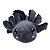 Axolote de Pelúcia Fizzy Toys Cinza 44cm Macia Antialérgica Infantil - Imagem 3