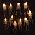 Varal de Luzes LED Halloween 2m Caveiras Esqueleto Festa Decoração - Imagem 5
