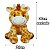 Girafa De Pelúcia Fizzy Toys 26cm Super Macia Presente Infantil - Imagem 5