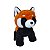 Panda Vermelho de Pelúcia 25cm Fofo com Cauda Listrada Realista - Imagem 2
