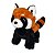 Panda Vermelho de Pelúcia 25cm Fofo com Cauda Listrada Realista - Imagem 3
