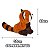 Panda Vermelho de Pelúcia 25cm Macio com Detalhes Marrom - Imagem 5