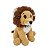 Leão de Pelúcia Safari Fizzy Toys 30cm Macio Seguro Infantil Decoração - Imagem 2