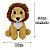 Leão de Pelúcia Safari Fizzy Toys 30cm Macio Seguro Infantil Decoração - Imagem 5