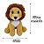 Kit 2 Pelúcias Safari Leão e Leoa 30cm Fofos Seguros Infantil - Imagem 5