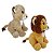 Kit 2 Pelúcias Safari Leão e Leoa 30cm Fofos Seguros Infantil - Imagem 4