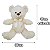 Urso de Pelúcia Pernas Longas Creme Felpudo Presente Infantil e Decoração - Imagem 4
