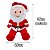 Papai Noel de Pelúcia Fizzy Toys Decoração Natalina Presente Temático - Imagem 5