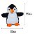 Pinguim de Pelúcia Fizzy Toys Preto e Branco Detalhe Laranja Fofo - Imagem 5