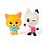 Figuras Gabby’s Dollhouse Pack 2 Sunny Pandy Paws e Chumsley - Imagem 3