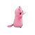 Pelúcia Squishmallows Geraldine Gatinho Rosa 26cm Sunny Original - Imagem 3