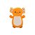 Pelúcia Squishmallows Me Abraça Nico Axolote Laranja 26cm Sunny Original - Imagem 1