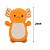 Pelúcia Squishmallows Me Abraça Nico Axolote Laranja 26cm Sunny Original - Imagem 5