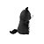 Pelúcia Squishmallows Me Abraça Monty Cachorro Preto e Branco 26cm Sunny Original - Imagem 4