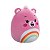 Pelúcia Squishmallows Ursinhos Carinhosos Cheer Bear Rosa Animadinha 20cm - Imagem 3
