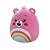 Pelúcia Squishmallows Ursinhos Carinhosos Cheer Bear Rosa Animadinha 20cm - Imagem 4