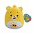 Pelúcia Squishmallows Ursinhos Carinhosos Sol Funshine Bear Amarelo 20cm - Imagem 2