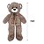 Urso de Pelúcia Fizzy Toys 73cm Grafite Pernas Longas com Laço Xadrez - Imagem 4