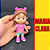 Mini Boneca Maria Clara 12 Cm - Imagem 3