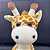 Girafa Pelúcia Animais Safari Realista Decoração 25cm - Imagem 3
