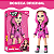 Boneca Emilly Vick Youtuber Dos Rosa Original Baby Brink - Imagem 7