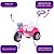 Triciclo Biemme Baby Trike Evolution rosa - Imagem 4