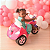 Triciclo Biemme Baby Trike Evolution rosa - Imagem 6