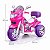 Sprint Turbo Moto Elétrica Triciclo Rosa 12v Capacete - Imagem 9