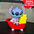 Boneco Stitch Banho Divertido Disney Com Banheira - Cotiplas - Imagem 2