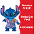 Boneco Stitch Banho Divertido Disney Com Banheira - Cotiplas - Imagem 3