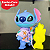 Boneco Stitch Banho Divertido Disney Com Banheira - Cotiplas - Imagem 4