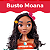 Boneca Busto Da Moana Disney Com Acessórios - Imagem 2