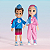 Kit Bonecos Dudu E Carol Rosita Youtubers Bonecos Articulados - Imagem 5